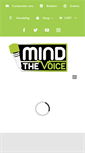 Mobile Screenshot of mindthevoice.be