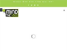 Tablet Screenshot of mindthevoice.be